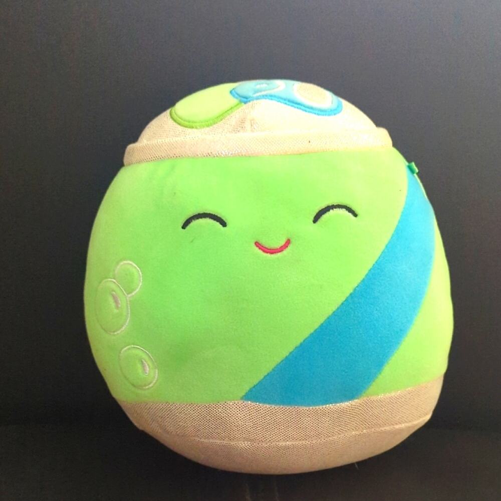 Squishmallow Gist The Soda Neon Green Plush Stuffed Animal Toy NWOT